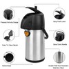 Airpot Coffee Dispenser Thermal with Pump,2.2L/74 Oz Insulated Stainless Steel