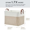 DECOMOMO Large Storage Baskets | Closet Storage Bins 17x12x13inch Canvas