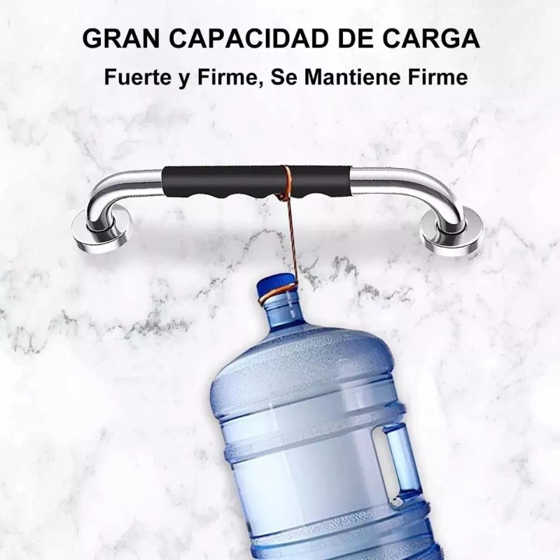 DERUIROALIS 2 Barras Agarradera De Seguridad Baños Apoyo Acero Inox