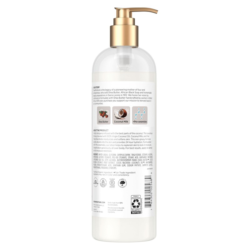 SheaMoisture Daily Hydration Body Lotion with 100% Virgin Coconut Oil,