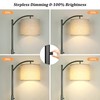 ROTTOGOON Dimmable Floor Lamp, Arc Floor Lamps for Living Room,
