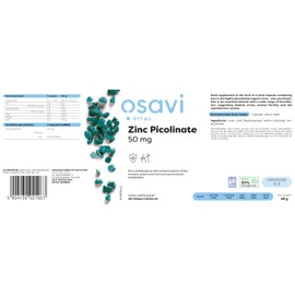 Osavi Zinc Picolinate, 50mg - 120 Vegan caps