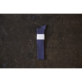 Harusaku Men's High Socks, Set of 1, Made in Japan, Socks, Men's, Formal, Business Socks, indigo heathered, 27.0 to 29.0 cm