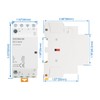 Baomain 220V AC 4-Pole Modular Contactor, 25A 3NO1NC Normally Open