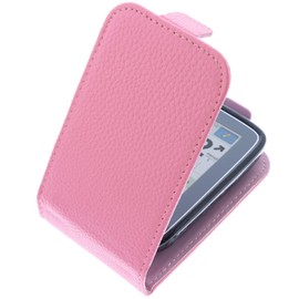 foto-kontor Case compatible with Abbott Freestyle Libre 3 Flip Style pink protection
