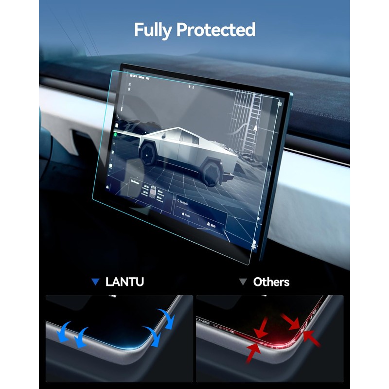LANTU Matte Screen Protector for 2025 Nissan Frontier PRO-4X PRO-X