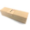 Art Brush for Luxury Cashmere Clothes Brush Square Paulownia Box
