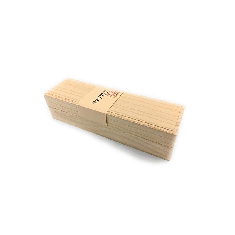 Art Brush for Luxury Cashmere Clothes Brush Square Paulownia Box