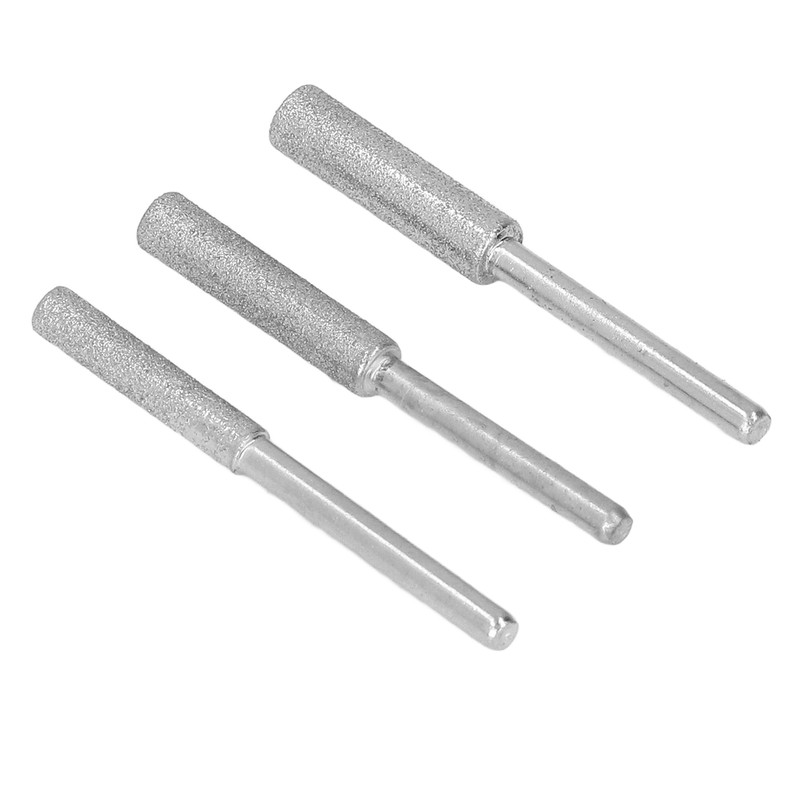 30Pcs Chainsaw Sharpener Stone 4.0mm 4.8mm 5.5mm Emery Grinding File