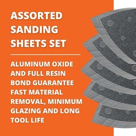 FEIN 2022305 63717109035 Triangle Perforated Sanding Sheet Set, Multi-Colour