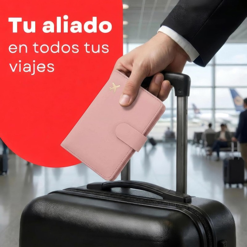 Timotech Porta Pasaporte y Visa con Protección RFID, Funda para