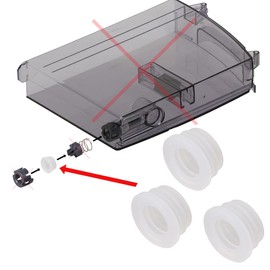 Snapworld-Kaffee 3 x Lip Seal for Delonghi ECAM & ESAM Water Tank Water Container such as 5313231691, 5313235921