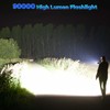2 Pack Rechargeable Flashlights 90000 High Lumens, Super Bright Flash