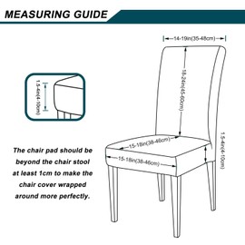 LANSHENG Stretchy Chair Covers for Dining Room Chairs, Stretch Spandex with Elastic Band Chair Cover, Velvet Large Dining Chair Slipcovers for Restaurant, Hotel, Party, Banquet (Mustard, 2 Pack (M))