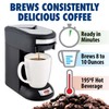 Café Valet Single Serve Coffee Maker, Brews 10 Ounces of