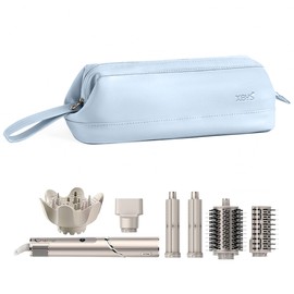 Linpr Travel Storage Bag for Dyso Airwrap/Shark Flexstyle Complete Styler and Attachments, Portable Handheld Travel Case, Waterproof Hair Dryer Carrying Case, Organizer Bag with Large Opening (Blue)