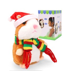 Summala Hámster Parlante Repite Lo Que Dices, Juguete De Hámster De Peluche Electrónico Divertido, Juguete Interactivo Diseño De Felpa, Aprendizaje Te