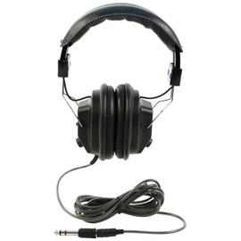 3068AV-CT Switchable Stereo/Mono Headphone, Black; Padded Headband, Adjustable; Mono/Stereo Switch for Language and Computer Applications; 2-layered Cut-and-chew Resistant Cord