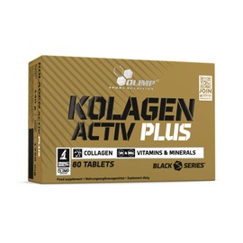 Olimp Kolagen Activ Plus Sport Edition - High Dose Collagen for Cartilage, Skin & Bones, Magnesium for Muscle Function, Citrus Lozenges, Pack of 80