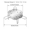 304 stainless steel adjustable steamer rack, foldable and expandable steam
