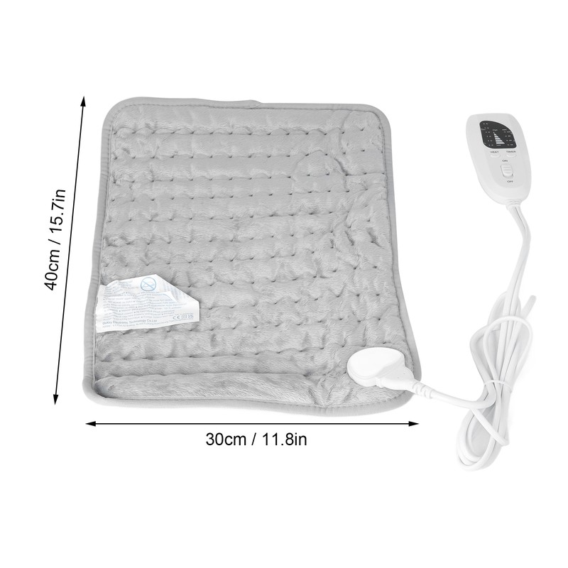 Electric Heating Pad Smart Timing Fast Heating 6 Temperature Mode