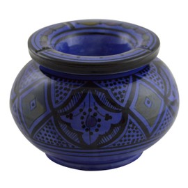 Moroccan Handmade Ceramic Ashtrays Smokeless Cigar Exquisite design with Vivid Colors Large
