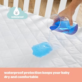 Silentnight Safe Nights Quilted Cot Bed Waterproof Mattress Protector