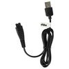 vhbw Charging Cable Compatible with Panasonic ER-GC20, ES-GA20, ES-GA21, ES-LA10,