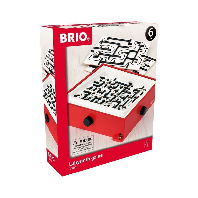 BRIO World 34020 Labyrinth Game + Extra Boards | Skill-Enhancing