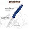 Ruffulon Stainless Steel Paring Knife With Serrated Blade, 6 Pieces