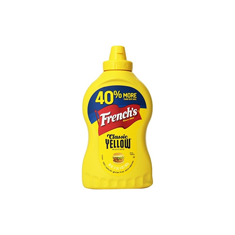 French's Classic Yellow Mustard Family Size 20 oz (Pack of