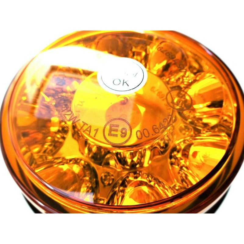MelTruck LED Warning Light with 4 Flash Patterns 12 V