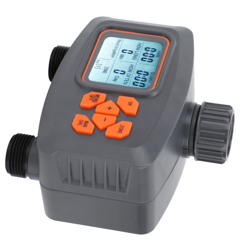2 Outlet Hose Watering Timer 2 Zone Sprinkler Timer with