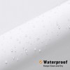 MitoVilla Long Fabric Shower Curtain Liner, Soft & Lightweight Shower