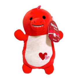 Squishmallows Valentine Squad 10" HugMees Plush Doll Toy (10" Duster The Red Dino)