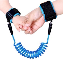 [PK] Toddler Spring Anti-Lost Wristband Leash Anti-Lost Leash Blue 3ea