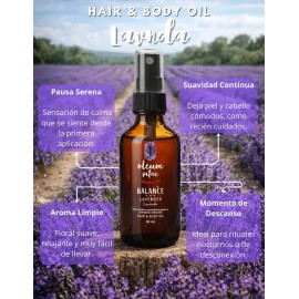 Aceite Para Cabello Con Aceite Esencial De Lavanda 60 Ml