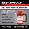 Powerbuilt 1 Quart Refillable Non-Aerosol Pressurized Sprayer for Oil, Lubricants,
