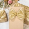CT CRAFT LLC Light Gold Metallic Wired Ribbon 4 inch
