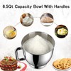 Stand Mixer, 6.5QT Electric Kitchen Mixer, 6+P Speed Adjustable Tilt-Head