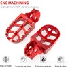 KICRY Dirt Bike Foot Pegs CNC Aluminum Rests Footpegs for