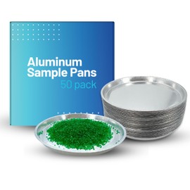 Aluminum Sample Pans for Moisture Analyzer - 50 Pack, 90mm Disposable Pan, Scale Tray, Weigh Boats for Lab Moisture Balance, Round Weighing Dishes, Weight Dish Laboratory Supplies - Pure Ponta