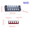 CEEYSEE 12pcs (6 Set) 6 Positions Dual Rows Covered Screw