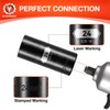 1/2 Inch Drive 6-Point Deep Socket, 24mm Deep Impact Socket,