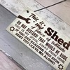 RED OCEAN Garden Shed Garage Man Cave Sign Hanging Wall