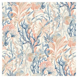 Chesapeake Kelp Garden Coral Tropical Reef Wallpaper, 4071-71000