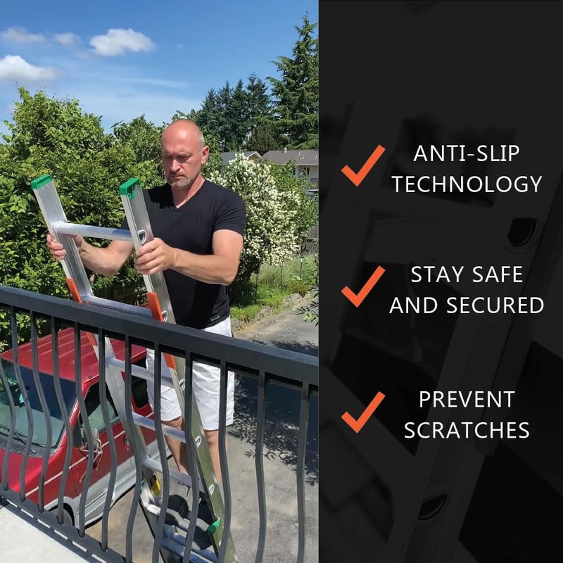 Ladder Stabilizer for Gutters & Roof, Extension Ladder Accessory Cover,
