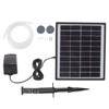 Solar Oxygen Pump 10V 6W Shockproof Small Lightweight Solar Water