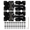 Dreamxiang Non-Weld Self Closing Gate Hinges Adjustable Heavy Duty Hardware