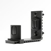 CCJH Adjustable Floor Guide Sliding Barn Door Wall/Door Bottom Sliding